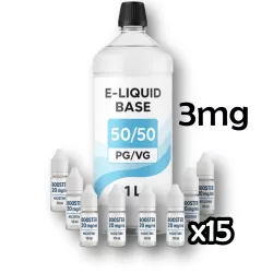 PACK DIY 1L 3/6/9/12mg