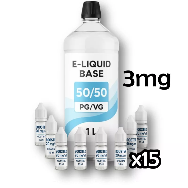 PACK DIY 1L 3/6/9/12mg