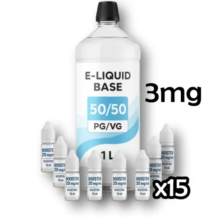 PACK DIY 1L 3/6/9/12mg